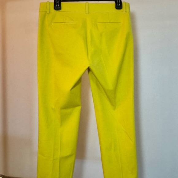 J. Crew Teddie Pants in Bright Yellow Size 6 - Picture 2 of 6